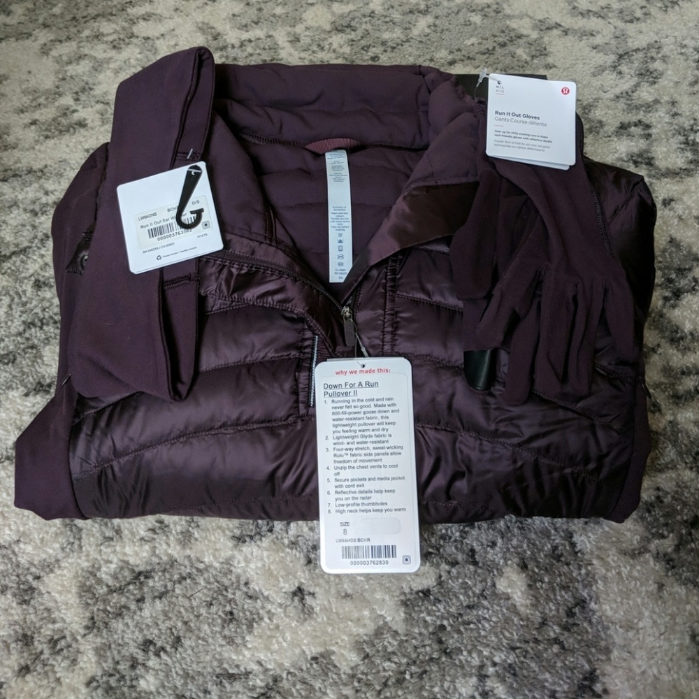 Lululemon Down For A Run Quarter Zip